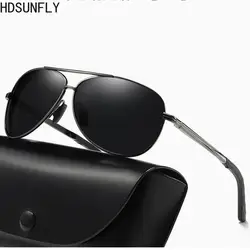 Для мужчин винтаж алюминий HD поляризованные солнцезащитные очки для женщин классический бренд лучей авиации Защита от солнца очки