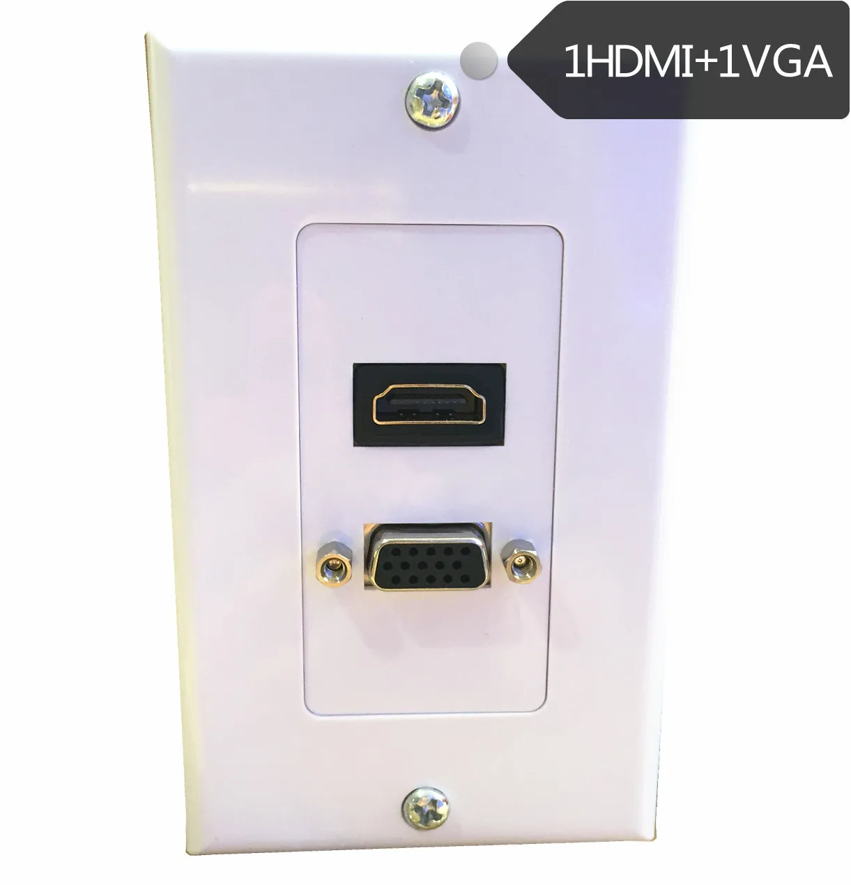 HDMI панель VGA Панель без сварки настенная розетка компьютерная розетка HD розетка двойной порт