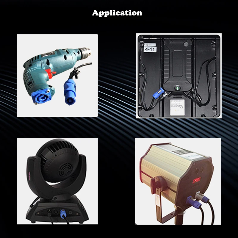 8 шт соединитель Powercon 3pin 20A 250V NAC3FCA NAC3FCB штекер питания для Электрическая дрель