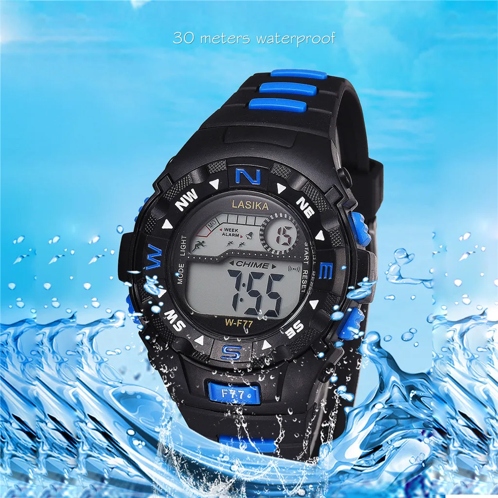 

Children Digital Watch New Student Sports Waterproof Electronic Multi-Function Clock Watch for Kid relogio infantil