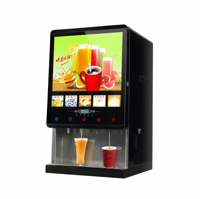 Coffee Vending Machine Commercial Coffee Maker Instant Coffee Machine  Full-automatic Cold Hot Beverage Dispenser - AliExpress