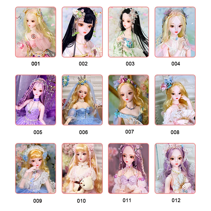 Синее платье кудри кукла BJD 60 см волшебная игрушка мечты детские куклы принцессы