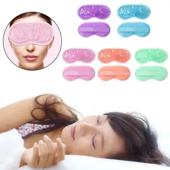 

Eyeshade Eye Patch Reusable PVC Gel Beads Eye Mask Flexible Soothing Relaxing Sleeping Mask Ice Goggles for Hot Cold Therapy
