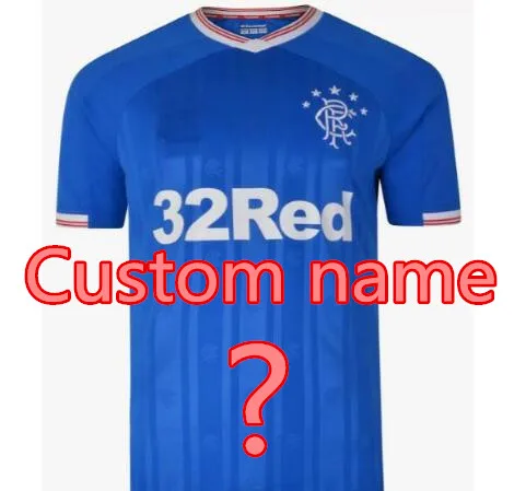 shirt Глазго Рейнджерс футбольная Джерси Home Out 3rd 19 20 черная красная футболка Глазго Футбольная форма - Цвет: shirt