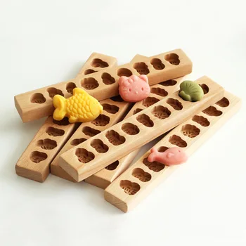 

Wooden Cartoon Whole Wood Pasta Mold Baking Tool Mung Bean Cake Pumpkin Cake Chocolate Fruit Biscuit Mold Stocked