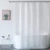 Aimjerry Heavy Duty 3D Eva Clear Shower Curtain Liner Set for Bathroom Waterproof Curtain