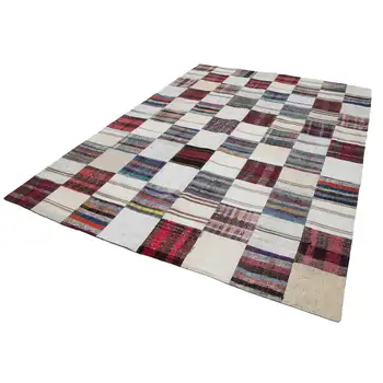 

233x330 Cm Multicolor Handmade Rugs Patchwork Rug-8x11 Ft