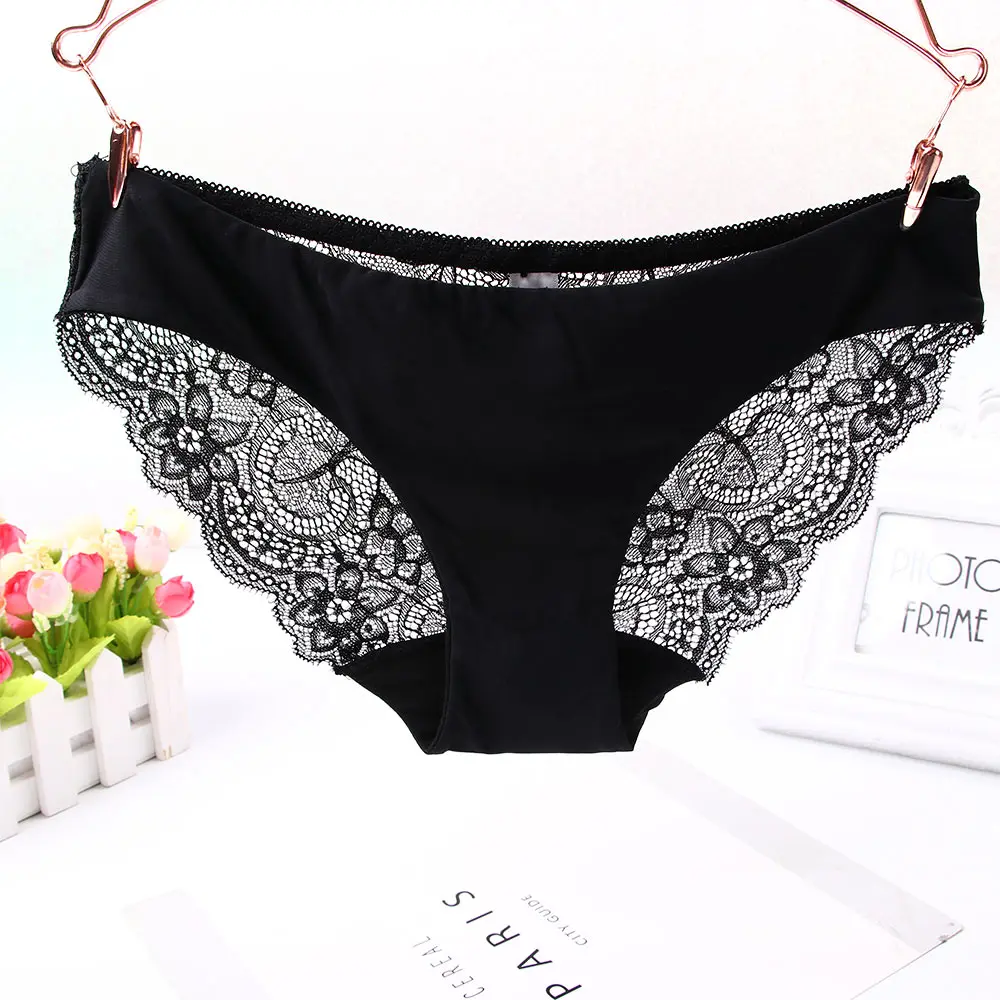 Трусики женские кружевные Бесшовные дышащие с низкой посадкой|Шорты| |