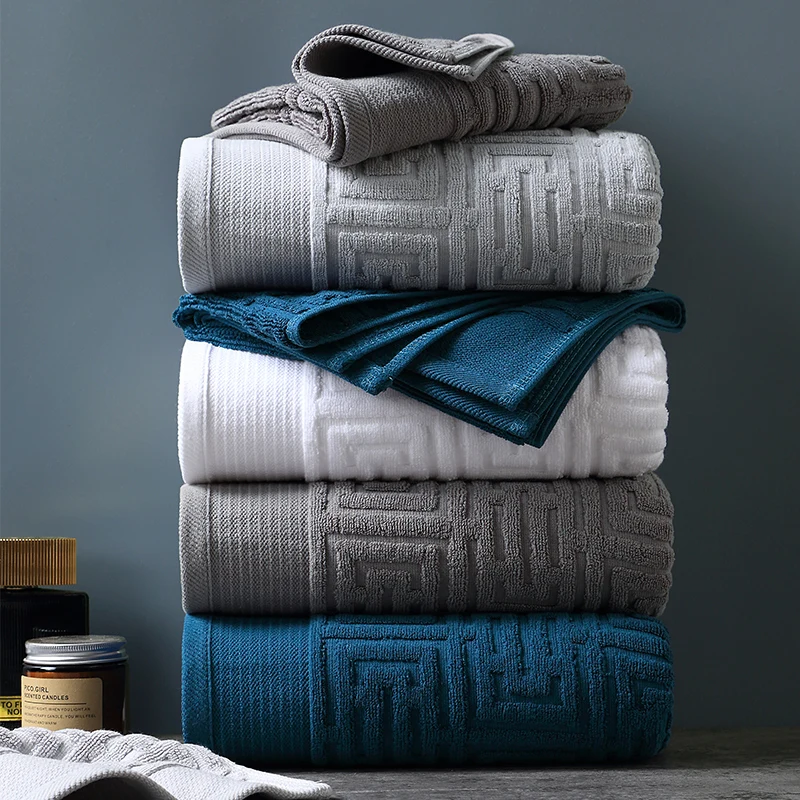 Towels Set Luxury Towels Set Thick Face Towel Men Beach Towels