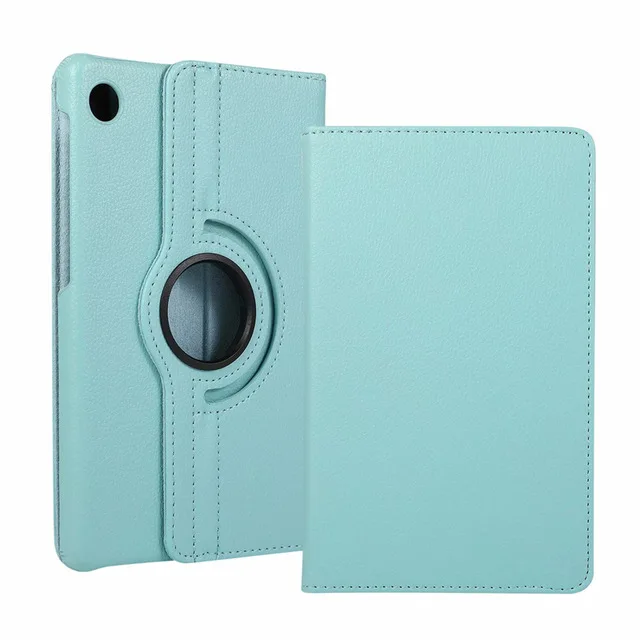 360 Degree Rotating PU Leather Flip Stand Tablet Case