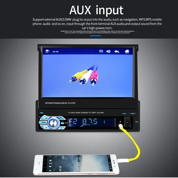 

7 inch 9601G Upgraded Car Auto Stereo MP5 Player GPS Navigatie RDS AM FM Radio Head Unit