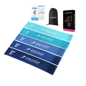 

Blue gradient stretch Belt Fitness resistance Belt strength training stretch belt elastic belt latex stretch belt yoga