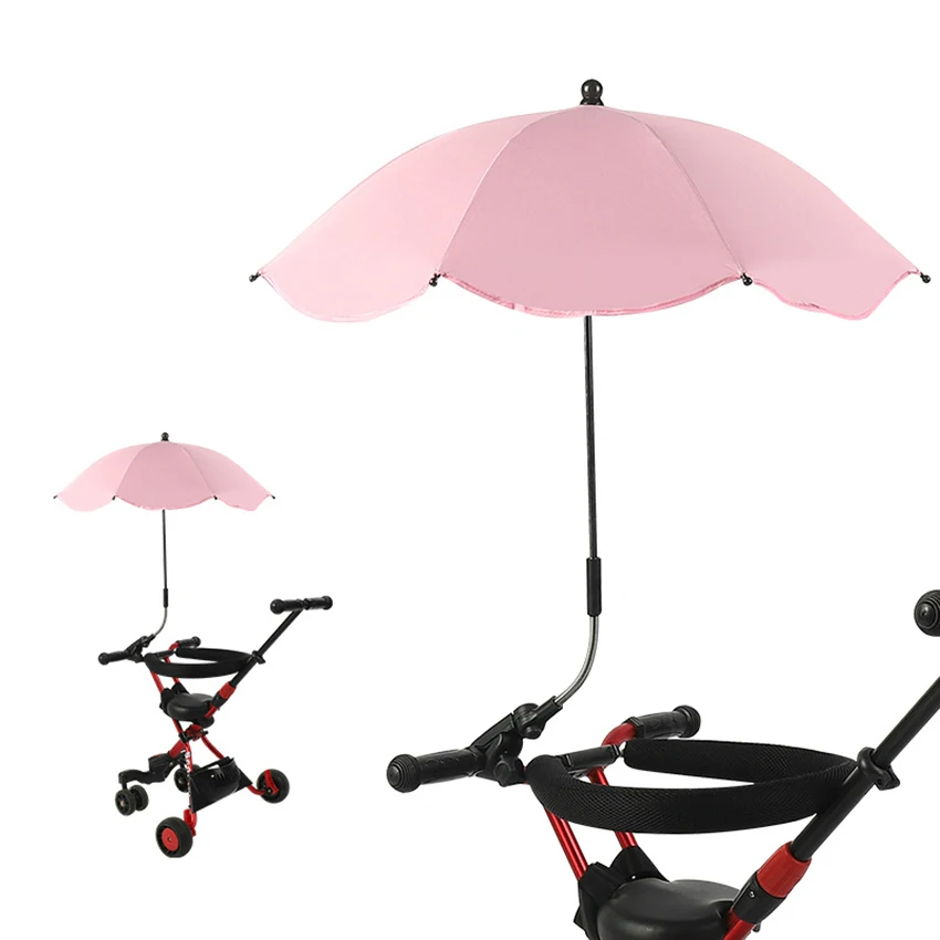 SPF 50+ Adjustable Umbrella, Clamp Umbrella Bent Freely With UV Protection, Beach Chair Umbrella For Stroller sombrilla playa 