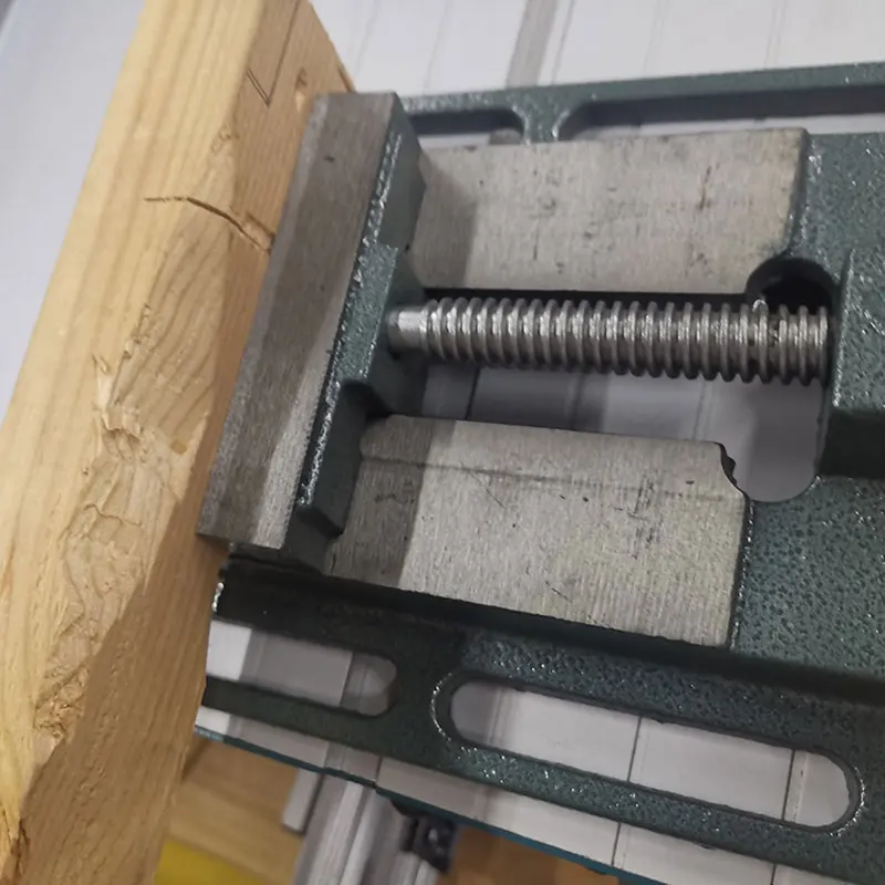 Upgrade size Drill Press Vice Bench Clamp Flat Tong Vise For Woodworking Milling Machine Thicken Flat Nose Plier Manual Vise 5