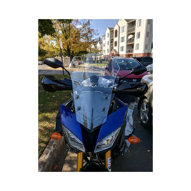 Для 2015 2016 2017 Yamaha FJ 09 MT09 MT Tracer Smoke Black Iridium мотоцикл с двойным пузырьковым ветровым