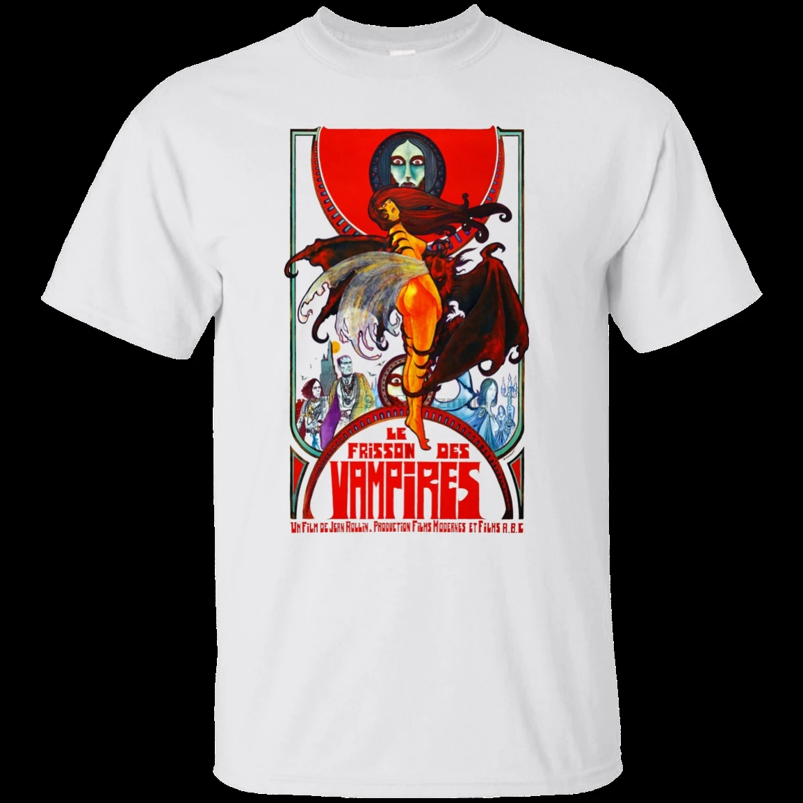 Le Frisson des Vampires Jean Rollin вампир ужас Дракула готический МО крутая Повседневная pride