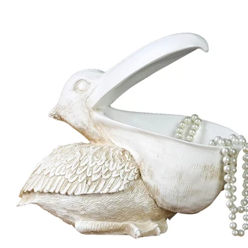 

Living Room Bedroom Key Storage Crafts Entrance Cabinet Jewelry Table Office Statue Toucan Ornament Home Decor Door Resin