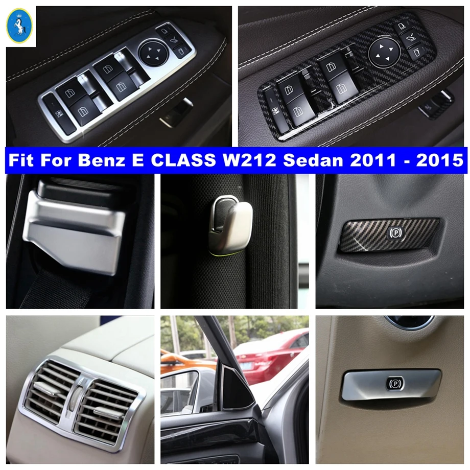 

Pillar A Speaker / Lift Button / Rear Air AC / Electrical Handbrake Cover Trim For Mercedes Benz E CLASS W212 Sedan 2011 - 2015