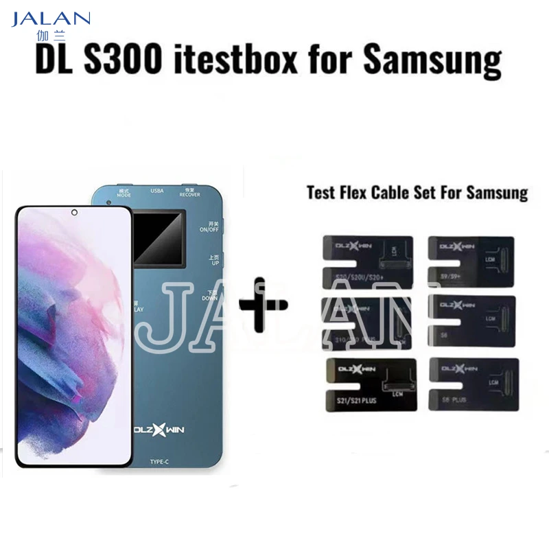 Dl S300 Stestbox Tester Flex Cable Per Samsung S8 S9 S10 Plus S21 S21 Nota 8/9/10/10 S20 Plus S20U Riparazione Display Lcd