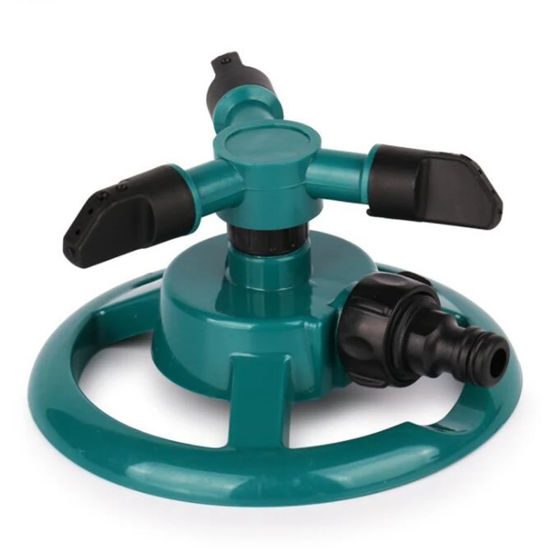 

1 шт. 15*8,5 см садовый спринклер круговой шасси спринклер на 360 градусов автоматический вращающийся опрыскиватель для полива газонов