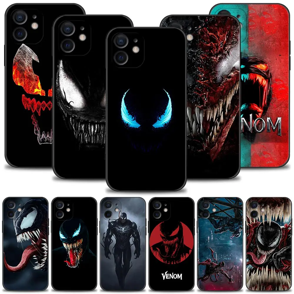Чехол Venom 2 для Apple iPhone 13 12 11 Pro Max Mini XS XR X 7 8 Plus 6 6S SE 2020 силиконовый чехол | Мобильные
