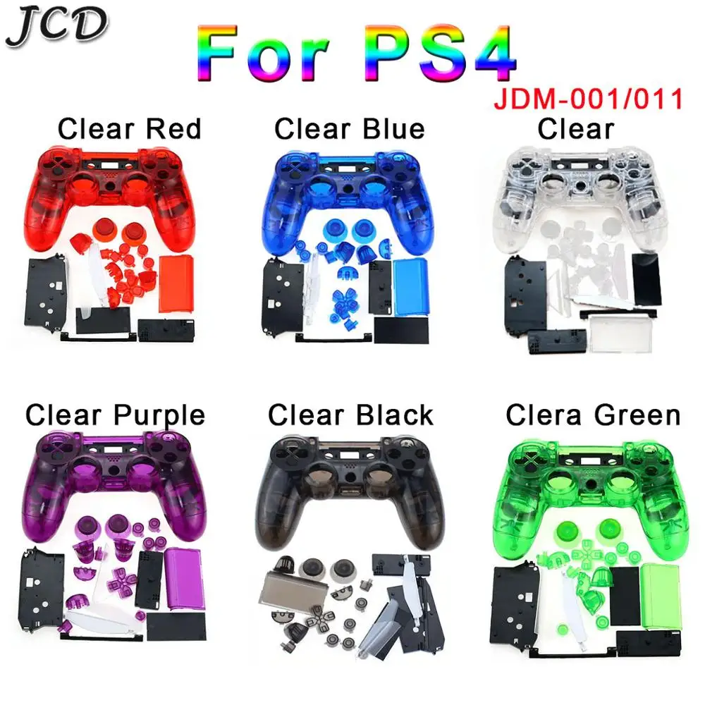 Контроллер JCD PS4 прозрачный чехол для геймпада с полным корпусом сменные кнопки