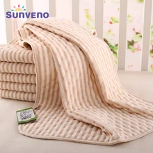 Tapis à langer en coton biologique coloré + couche EVA imperméable pour bébé, matelas à langer imperméable pour nouveau né 