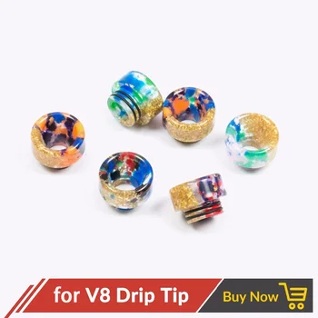 

Quartz Banger 1pcs New 810 Resin V8 V12 Drip Tip E cigarettes Accessory Mouthpieces for Atomizer RDA RDTA Tank