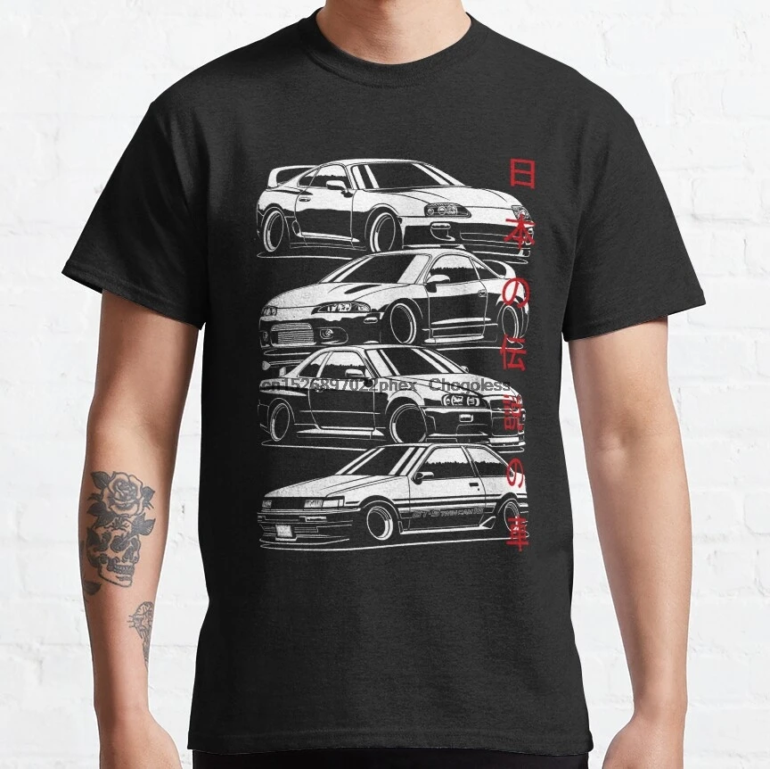 Мужские футболки JDM Legends женские и мужские | Мужская одежда