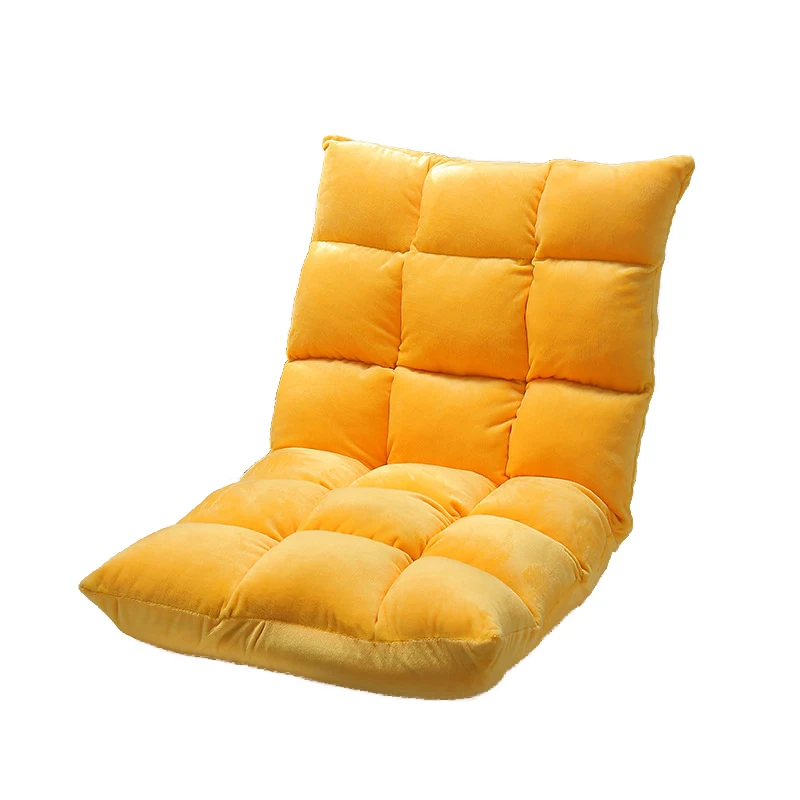 Folding Lazy Lounger Sofa Tatami Adjustable Lounge Chair Floor Balcony Bay Window Leisure Legless Small Sofa Bed Back Chair