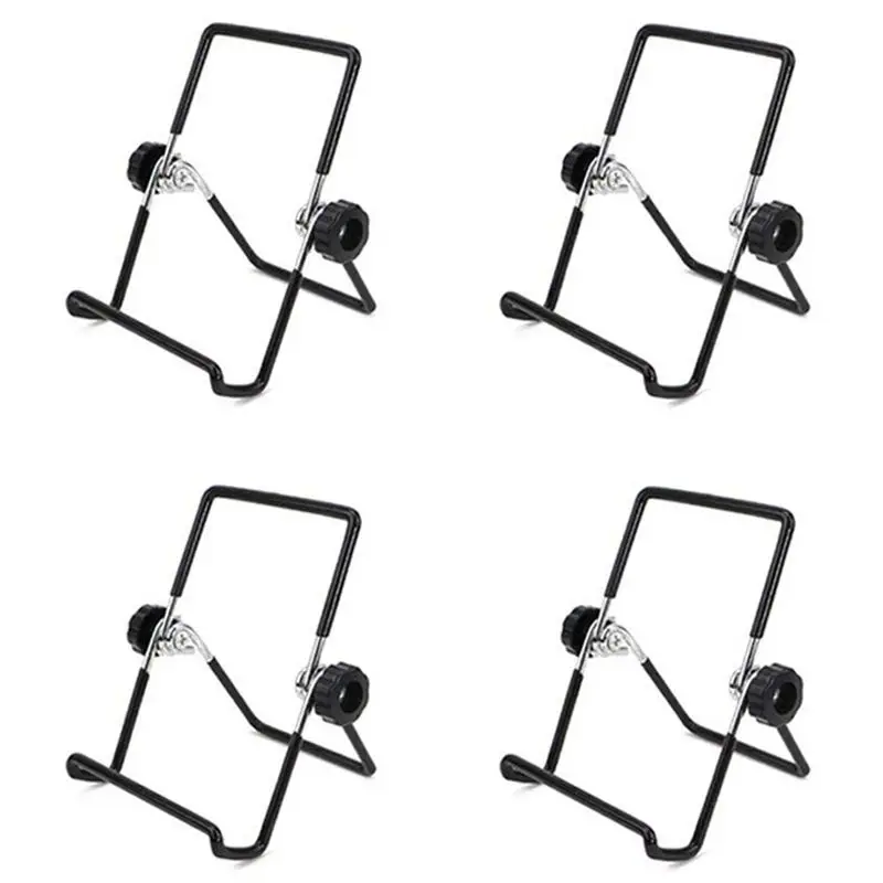 4 шт Mason Jar Seed Sprouting крышка стенды Металл Sprouting Jar Стенд телефон iPad Tablet Stand-S(черный)-SCLL