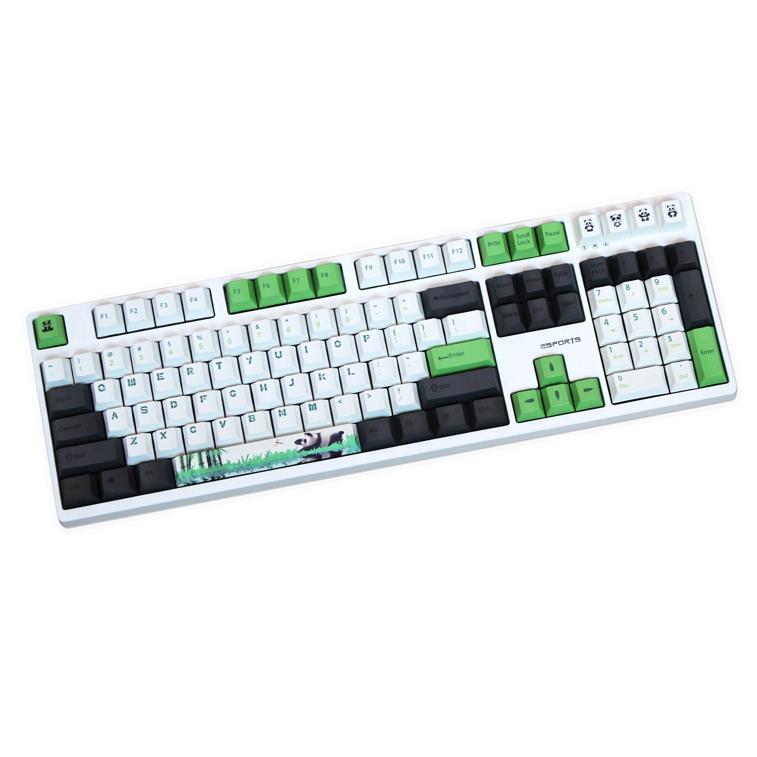 Panda 108/130 клавиш PBT Вишневый профиль краситель-сублимированный MX Переключатель для механической клавиатуры keycap продается только keycap