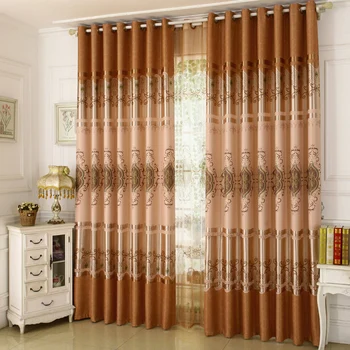 

European-style New Nordic Minimalist Full-black Curtains for Living Dining Room Bedroom.