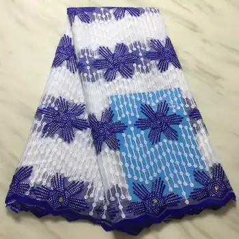 

African Tulle Lace Fabric 2019 African French Lace Fabric High Quality With Stones Nigerian Embroidery Tulle French Lace