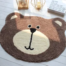 1 шт. коврик для ванной комнаты впитывающий и противоскользящий, милый мультяшный медведь, входит в дверной коврик можно мыть
