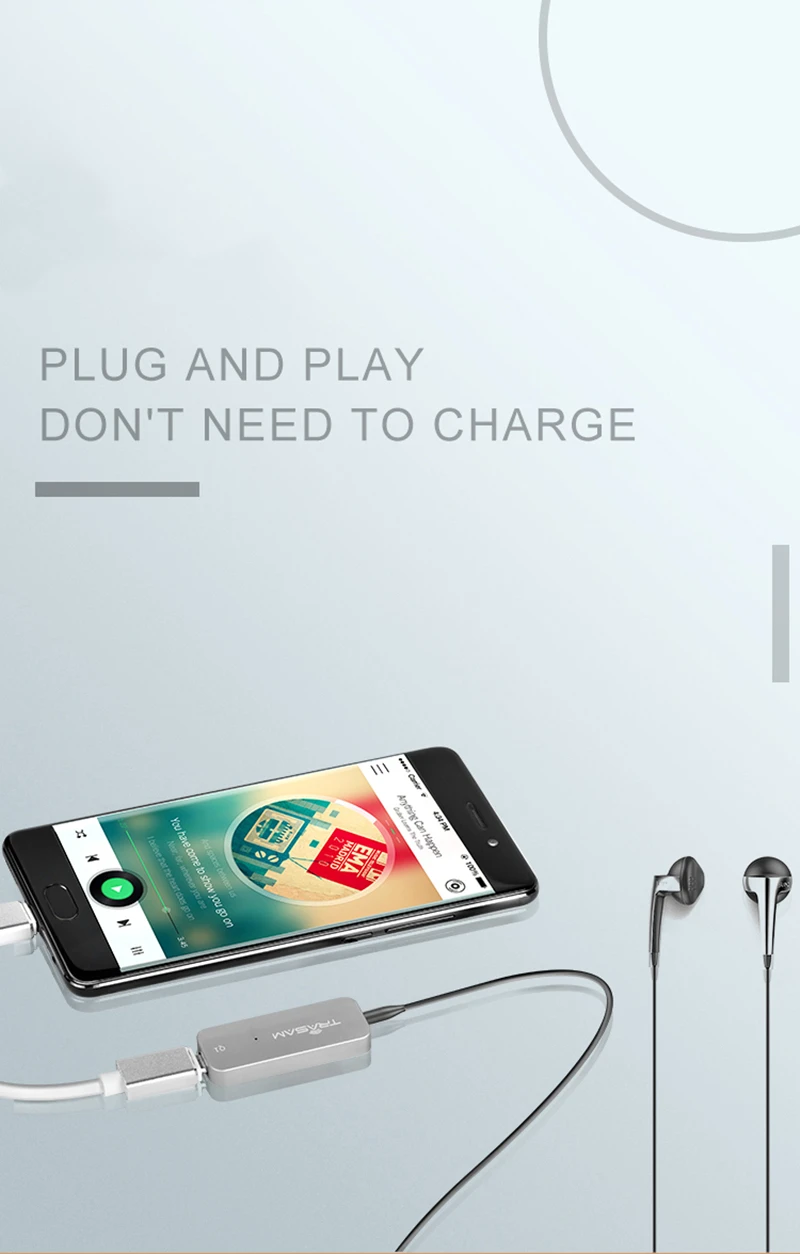 Headphone Amplifier Portable HIFI Earphone amplification USB amp for iphone Android type c DAC 3 5mm audio TRASAM Q1