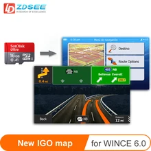 Gps карта micro SD карты 16 Гб для windows ce 6,0 новая последняя карта бесплатное обновление для gps-навигации Европа/Россия/Испания и т. Д