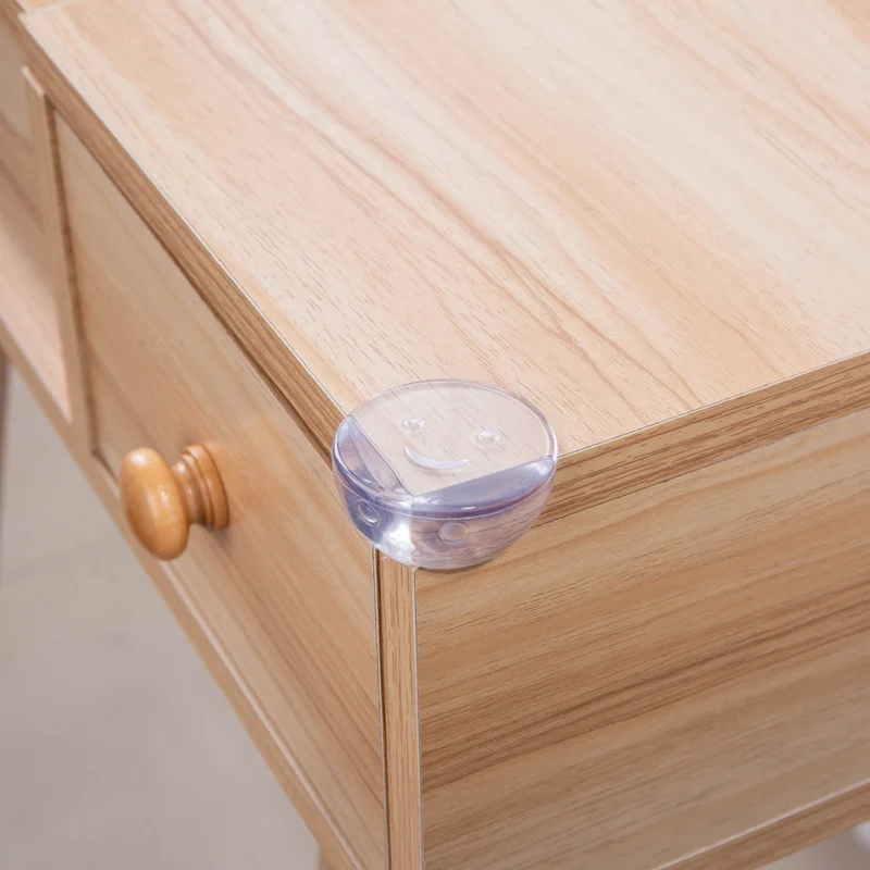 

12PCS Transparent Bear Anti-collision Corner Cover PVC Table Corner Cover Children Safety Protector table corner covers new