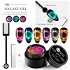 9D caméléon oeil de chat vernis à ongles Gel magnétique tremper hors UV Gel galaxie étoile brillant aimant oeil de chat ongles Art 5ml noir Base besoin ► Photo 2/6