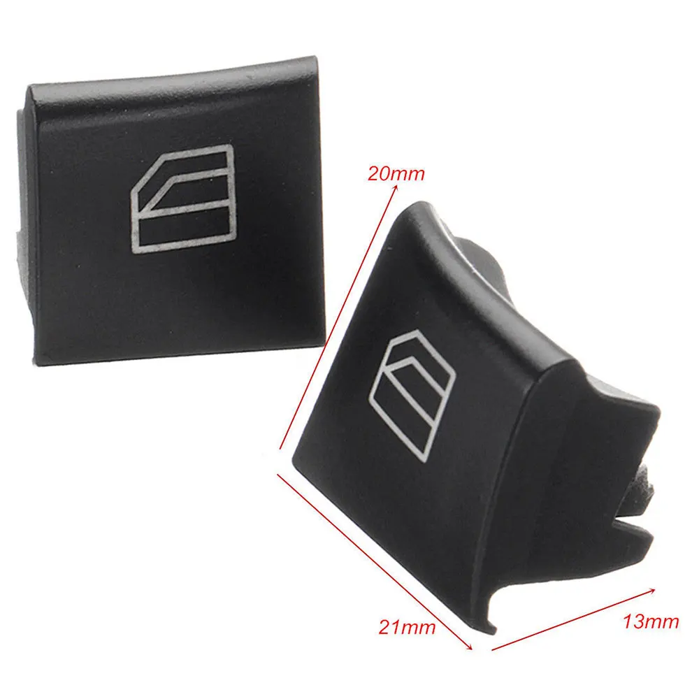 Vehemo 2 Pcs Spare Window Lifter Switch Push Button Lifter Switch Convenient Window Switch Safety Replacement Car