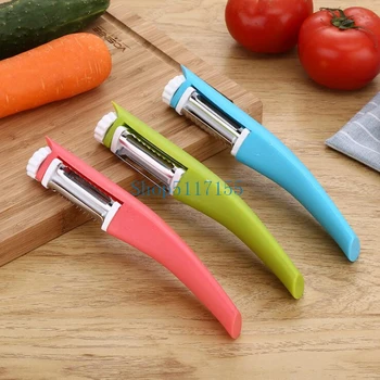 Best 500pcs/lot Multifunctionl 360 Degree Rotary Carrot Potato Peeler Melon Gadget Vegetable Fruit Turnip Slicer Cutter Knifes