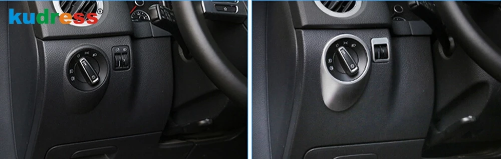 Матовая накладка на кнопки переключателя внутренней фары для Volkswagen VW Tiguan 2009 2011 2012