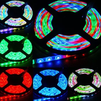 

10M Home Decor With Infrared Remote Control Indoor Outdoor RGB LED Strip 12V 44-key Self Adhesive Living Room Wedding Party Gift