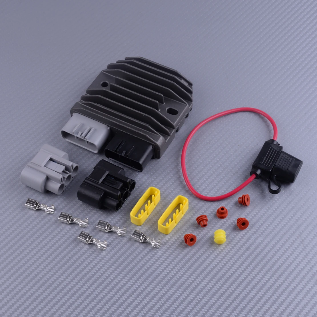 

DWCX Universal MOSFET Regulator Rectifier Upgrade Kit FH012AA Accessories Fit for SHINDENGEN Maxi Fuse Protected