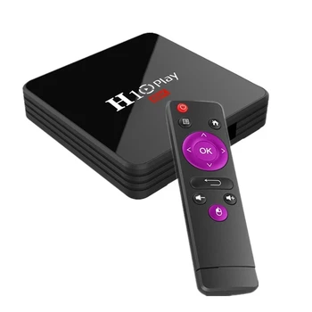 

H10 PLAY Smart TV Box Android 9.0 Allwinner H6 Cortex-A53 Quad Core 64 Bit 2GB RAM/16GB ROM 2.4G WiFi Support TF Card H.265 Deco