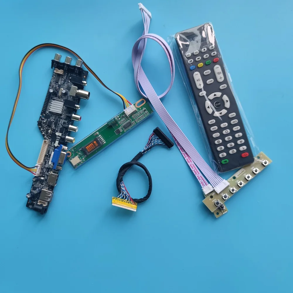 

Kit for LP171WP4(TL)(N1) TV controller board 17.1" USB HDMI-compatible 1440X900 3363 DVB-T DVB-C LCD 30pin 1 CCFL VGA AV digital