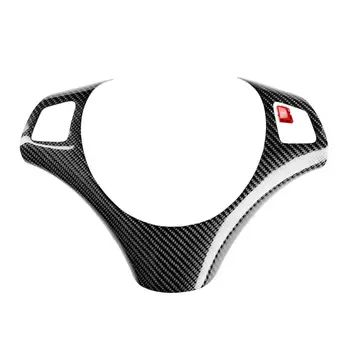 

Car Steering Wheel Decoration Cover Trim Frame with M Button For BMW E90 E92 E93 LCI 2008-2013 E87 E82 E88