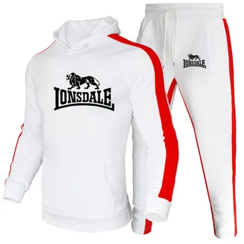 

2020 Autumn Men Hoodies Set Fashion Brand Casual Tracksuit Mens Set Sports Two Piece Patchwork Hoodie Pant Male Suit M--XXXL