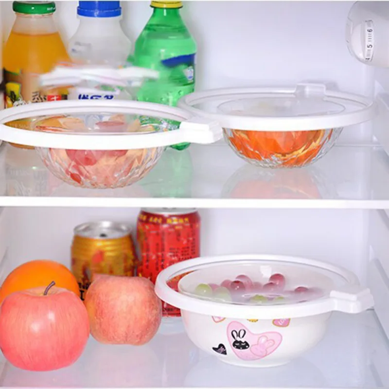 Крышки для посуды вакуумные свежие крышки многоразовые прочные крышки для сохранения продуктов питания для сохранения свежих продуктов и безопасности микроволновой печи./