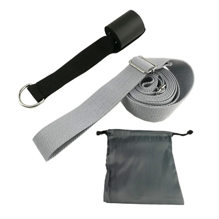 Ремень для йоги, хлопковые растягивающиеся полосы с d-образной пряжкой для ежедневного растяжения фитнеса JS88